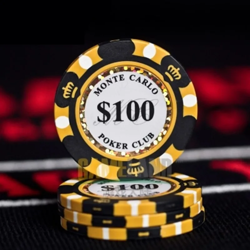 Фишки для покера набор игральных карт 3 шт. фишки для казино Техасский покерный чип игры Жетоны глина 14 г