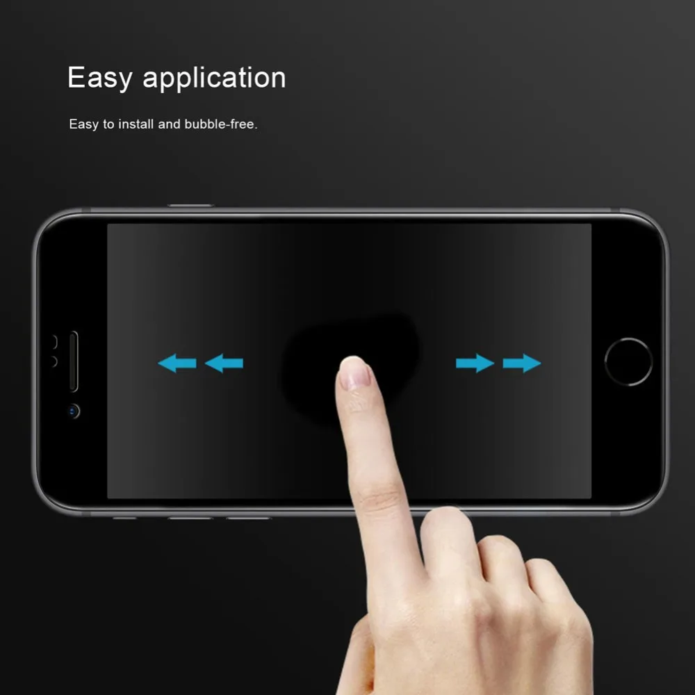 NILLKIN 3D AP+ MAX закаленное стекло для iPhone 7 8 7 Plus 8 Plus полное покрытие Антибликовая Защитная пленка защита экрана