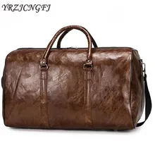 Мужская и Женская дорожная сумка Большая вместительная спортивная сумка винтажная унисекс сумка на плечо багаж выходные сумки Органайзер для путешествий