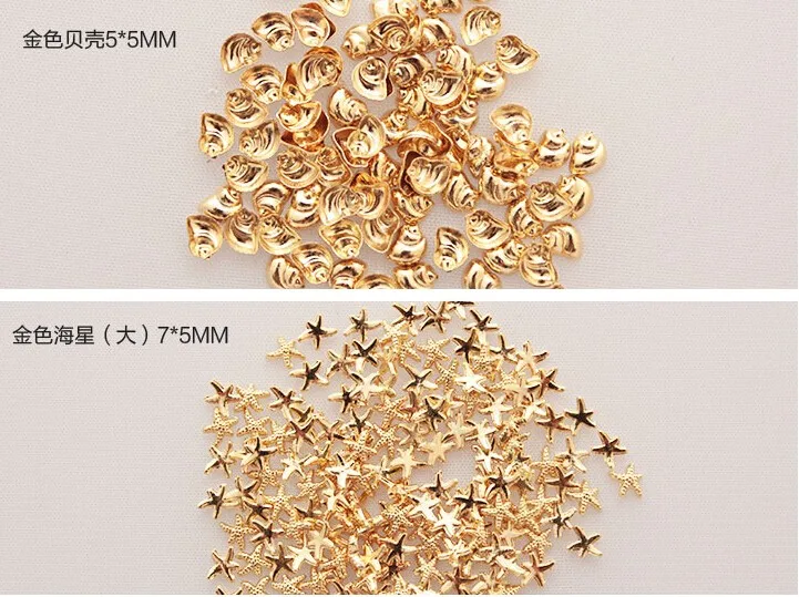 Estrela do Mar Lote Concha Pineappler Aolly Metal Unha Parafuso Prisioneiro Decoração 3mm 5mm 10000 Pçs - 3d 6 High Quality Beleza e saúde