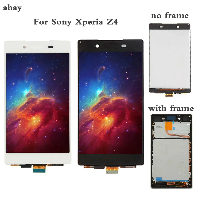 

5.2" high quality For SONY Xperia Z4 LCD Touch Screen For SONY Xperia Z3+ Z4 LCD Display Screen Replacement E6533 E6553 Frame