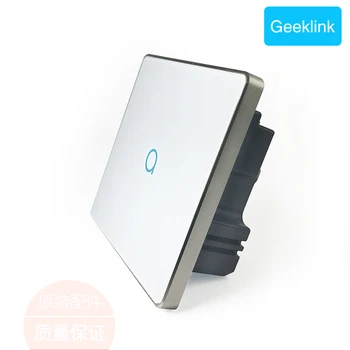 

Geeklink FB2 Smart Home Wall Touch Feedback Switch UK version 1/2/3gang Intelligent Wireless remote Switch by IOS Android