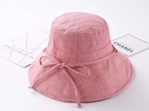 Новые летние соломенные шляпы, повседневные, для отдыха, путешествий, с широкими полями, солнечные шапки складные, пляжные шляпы для женщин, складные, для девушек, Пляжная шапка - Цвет: PINK