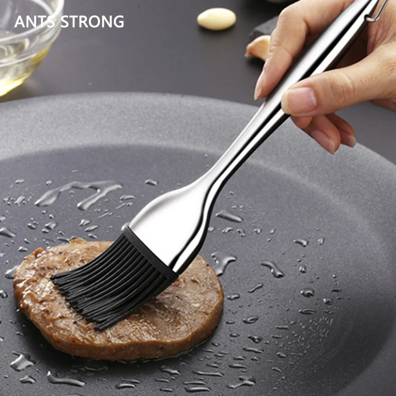 ANTS STRONG Handl stainless steel basting brushes/high temperature resistance oil brush sauce