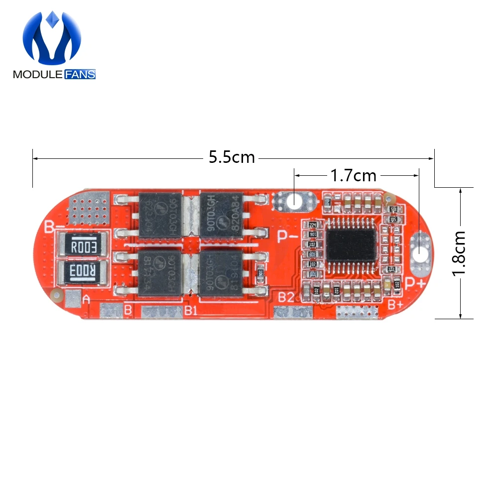 BMS 25A 3S 12,6 в 4S 16,8 в 5S 21 в 18650 литий-ионный аккумулятор защитная схема плата для зарядки Модуль PCM полимерная Lipo ячейка PCB