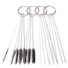 Горячая 10 см Аэрограф чистящие щетки+ иглы для распылителя-пистолет Очиститель ремонтный набор инструментов