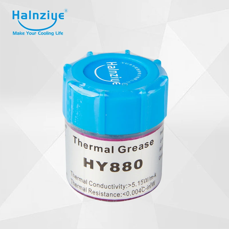 HALNZIYE HY880 المعالج بطاقة جرافيكس CPU GPU بالوعة الحرارة التبريد المبرد المبرد شحم حراري مركب الشحوم السيليكا HALNZIYE HY880 المعالج بطاقة جرافيكس CPU GPU بالوعة الحرارة التبريد المبرد المبرد شحم حراري مركب الشحوم السيليكا