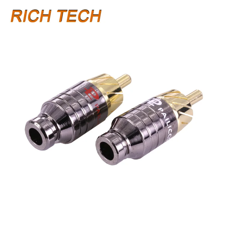 Luxury Soldering RCA Plug Jack Connector Speaker Audio Output/Input