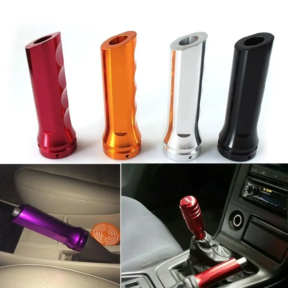 

Universal Auto Car Aluminum Alloy Handbrake Sleeve Handle Hand Protector Cover