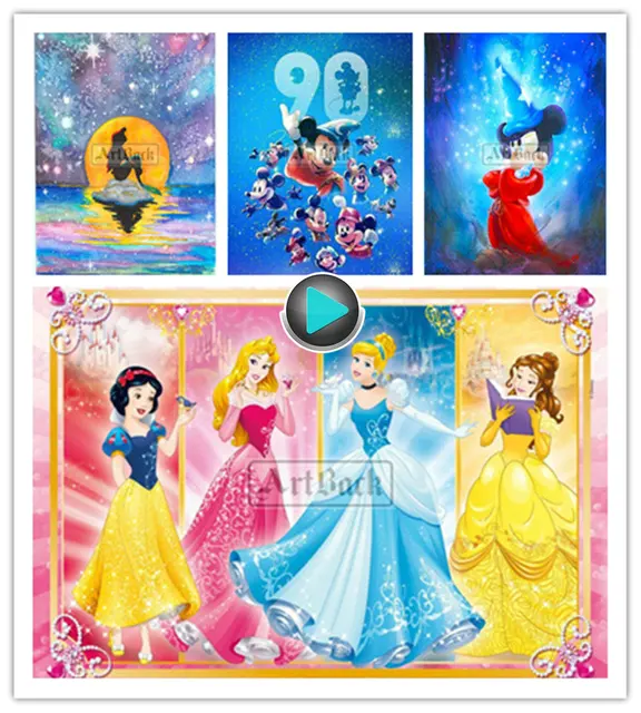 Cheap New 5D Diamond Painting Disney Princess Picture Full Square Drill 3d Diamond Embroidery Home Decoration Painting Kids Gift Cheap New 5D Diamond Painting Disney Princess Picture Full Square Drill 3d Diamond Embroidery Home Decoration Painting Kids Gift