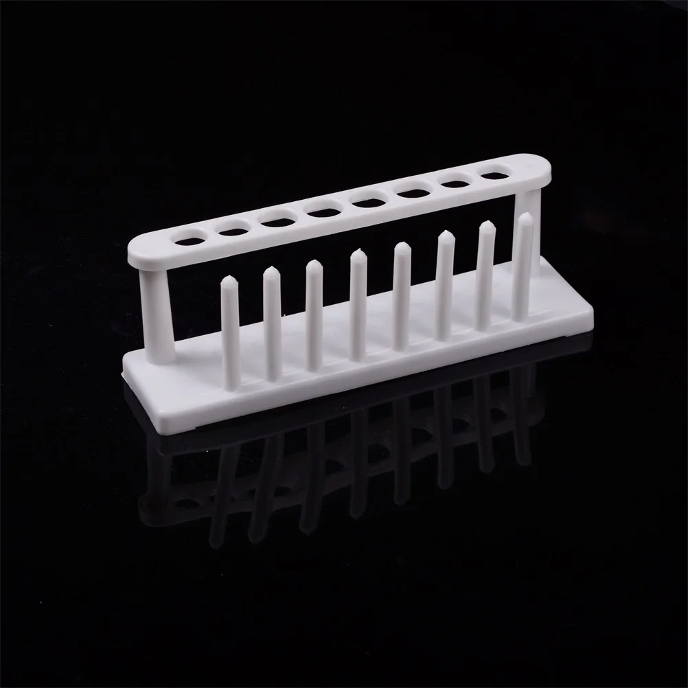 

1PC 8 Holes Storage Stand Lab School Laboratory Supplies Plastic Test Tube Rack Testing Tubes Holder