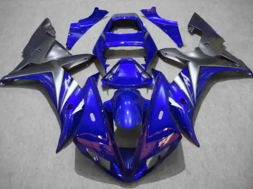 

Motorcycle Fairing kit for YAMAHA YZFR1 02 03 YZF R1 2002 2003 YZF1000 yzfr1 02 03 ABS blue black Fairings set+7gifts YE21