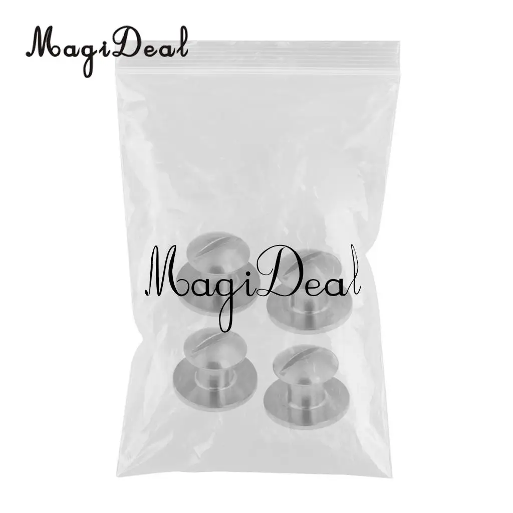 Set 4 Stainless Steel Book Screws for Technical Scuba Diving Diver Backplate Pad & BCD Attachment