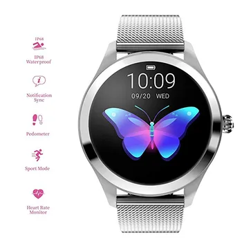 

Women Smart Watch 2019 IP68 Waterproof Heart Rate Monitoring Bluetooth 4.0 for IOS Android Fitness beautiful Bracelet Smartwatch
