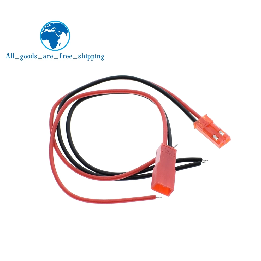 

TZT 10Pairs JST Connector Plug Cable Male+Female for RC Battery