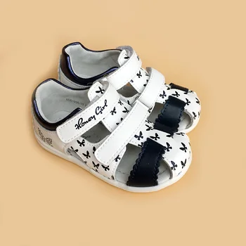 

Fashion 1pair Girl Genuine Leather Orthopedic Shoes , Super quality Summer Children Kid Shoes