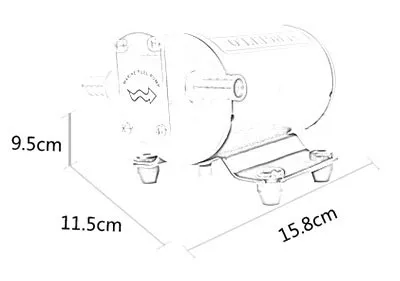 FP-24 24 v DC Электрический, дизельный шестеренный масляный насос