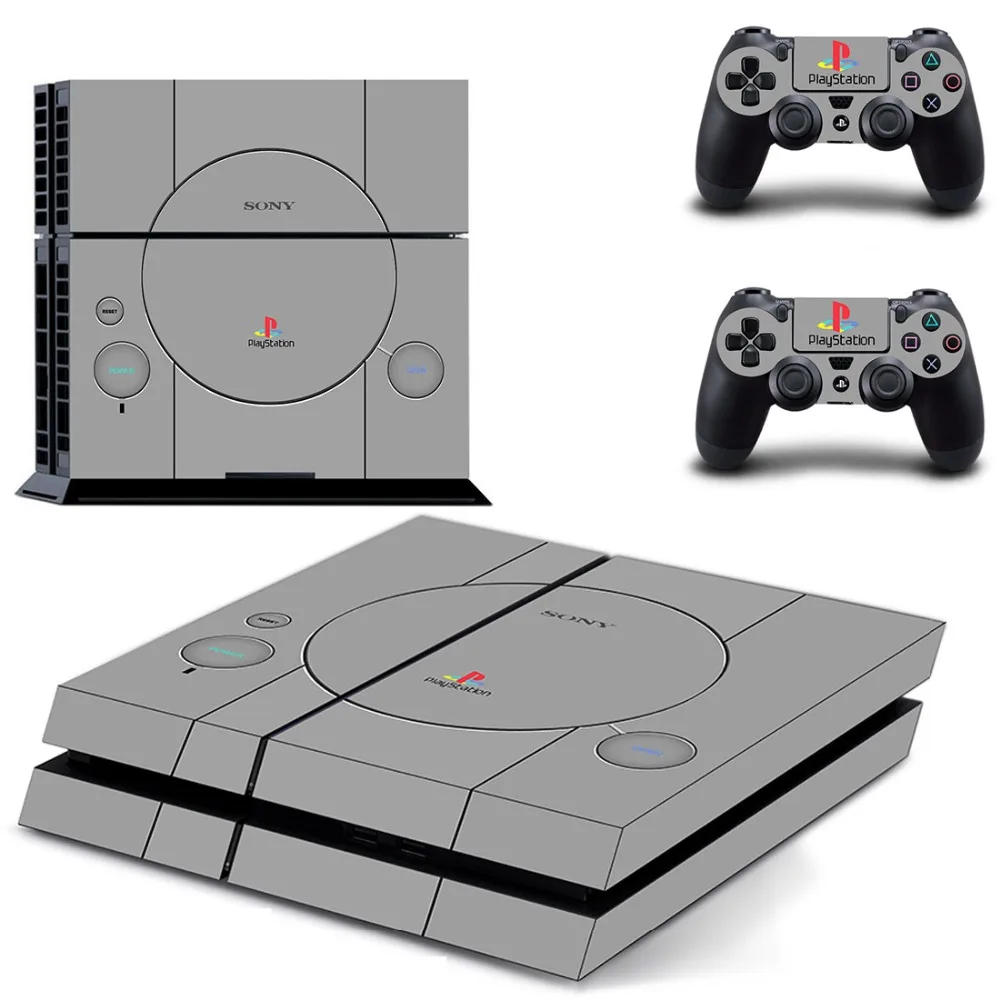 Чистый белый черный красный синий золотой PS4 кожи наклейка виниловая для sony Playstation 4 консоли и 2 контроллеров PS4 кожи Стикеры