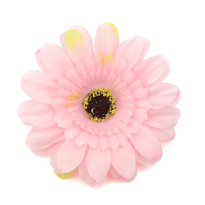 

5PCS Cheap Lagre Silk Artificial Dahlia Daisy Flower Head For Wedding Party Decoration DIY Scrapbook Handmade Craft Fake Flowers