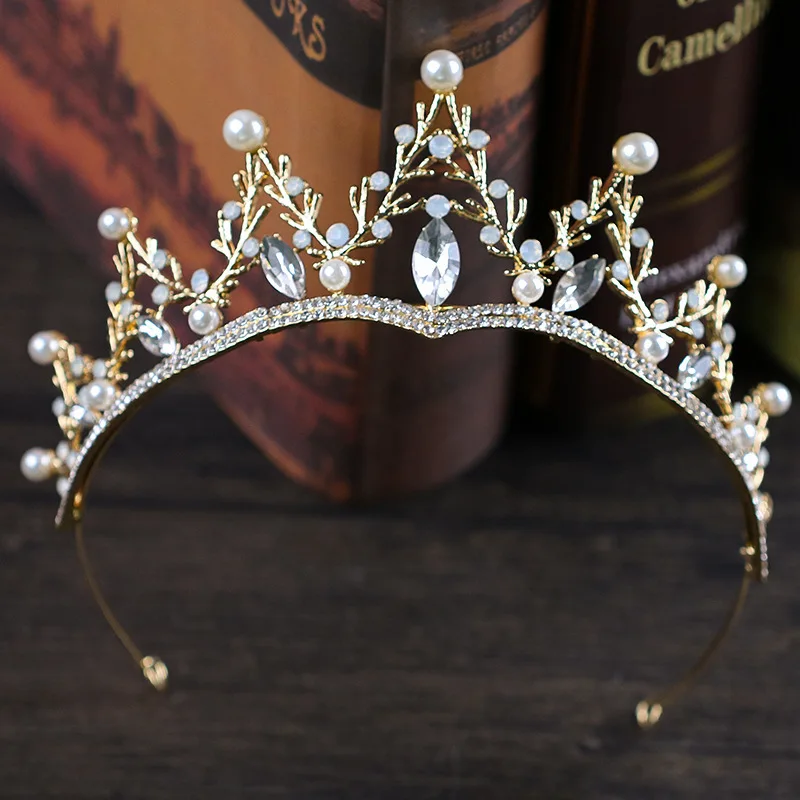 New Design Wedding Crystal Crown Hair Jewelry Silver Color ...