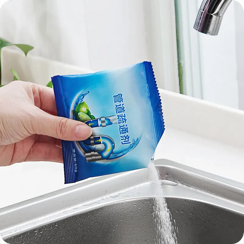 

Dropshipping Kitchen pipe dredge toilet decontamination detergent deodorant to clear the powder drain hair decomposition agent