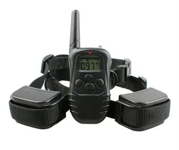 

Rechargeable Waterproof Dog Pet Products Training Collar Shock Vibrate Remote for 2 Dogs 300m