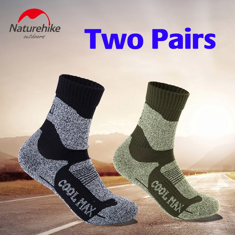 

Naturehike thick Winter Socks Thicker Sport Socks men Warm Outdoor hiking Climbing skiing Coolmax Quick-dry thicken Socks man