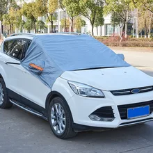 Half Cover Dust Resistant Shield Car Covers Sun Shade PEVA Car Snow Shield Auto Front Windscreen Protector Hook Up цена Half Cover Dust Resistant Shield Car Covers Sun Shade PEVA Car Snow Shield Auto Front Windscreen Protector Hook Up цены онлайн