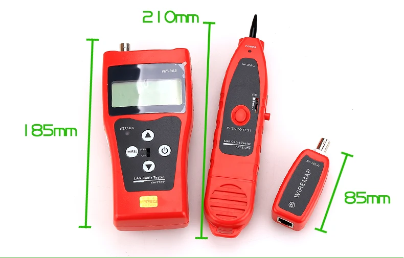 NF-388 многоцелевой сетевой кабель Тесты er трекер с 8 на дальнем конце Домкраты для Тесты Ethernet
