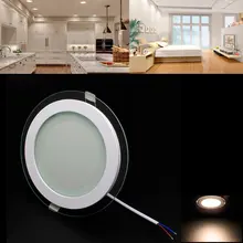 12W Round Led Panel Light Ultra Thin Glass Led Light Driver Included Ac85-265V Recessed Ceiling Panel Indoor Lamps Dropshipping 12W Round Led Panel Light Ultra Thin Glass Led Light Driver Included Ac85-265V Recessed Ceiling Panel Indoor Lamps Dropshipping
