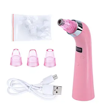 

4 In 1 Vacuum Suction Face Pores Nose Blackhead Cleaner Deadskin Peeling Removal Microdermabrasion Beauty Instruments Skin Care