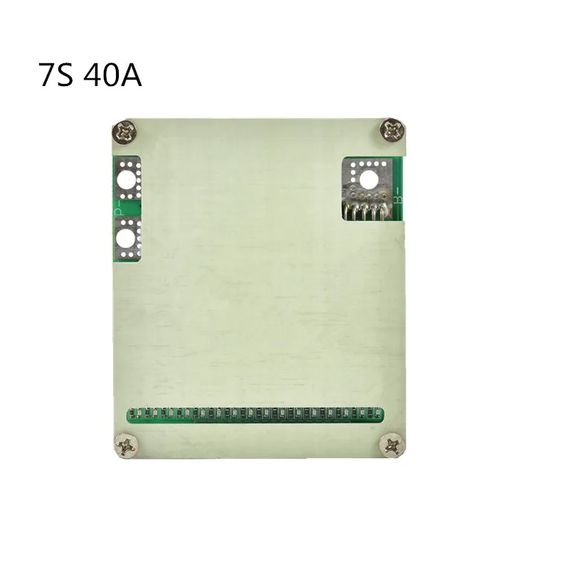 24V Balance BMS 7S 40A balanced charging lithium battery protection board polymer battery protection board power tool