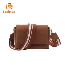 Loshaka/женская сумка из искусственной кожи на ремне, дизайнерская сумка через плечо, модные женские сумки-мессенджеры с разноцветным