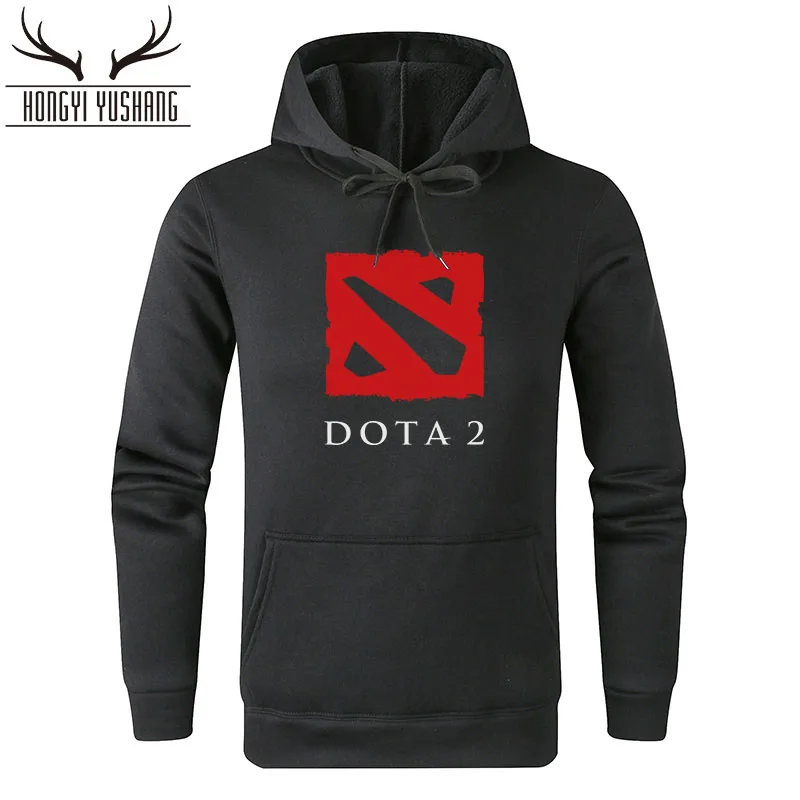  2018 Autumn Winter Men's Hoodie Game Dota 2 Hoodies Men Casual Pullover Fleece Hoody Dota2 Sweatshi