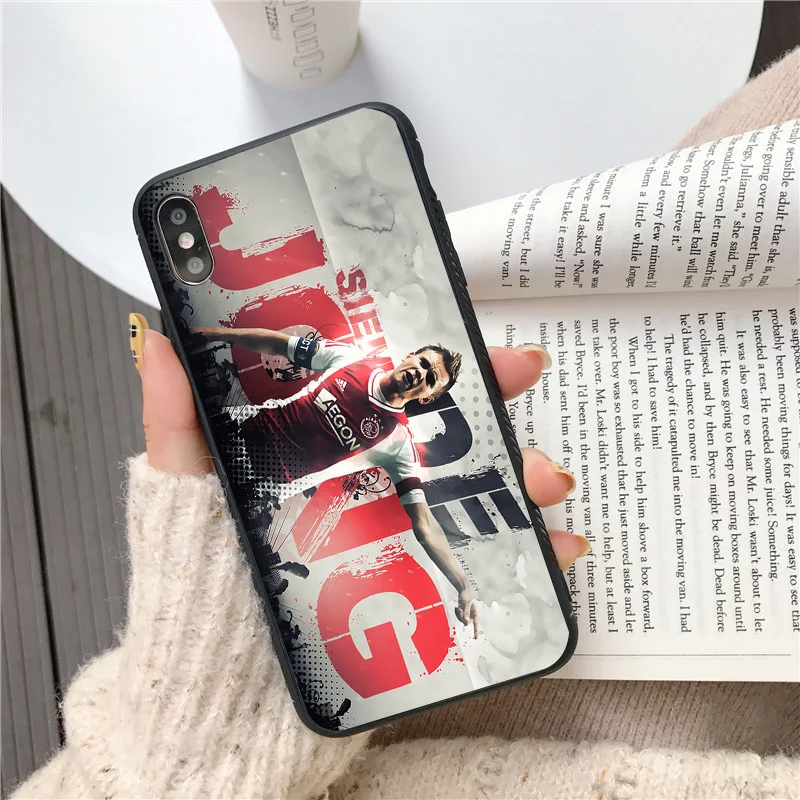 Yinuoda Ajax Team Phone Case Picture For Frenkie de Jong Silicon Shell Soft TPU Cover For iPhone X XR XS MAX 7 8 7plus 6 6S 5S 5