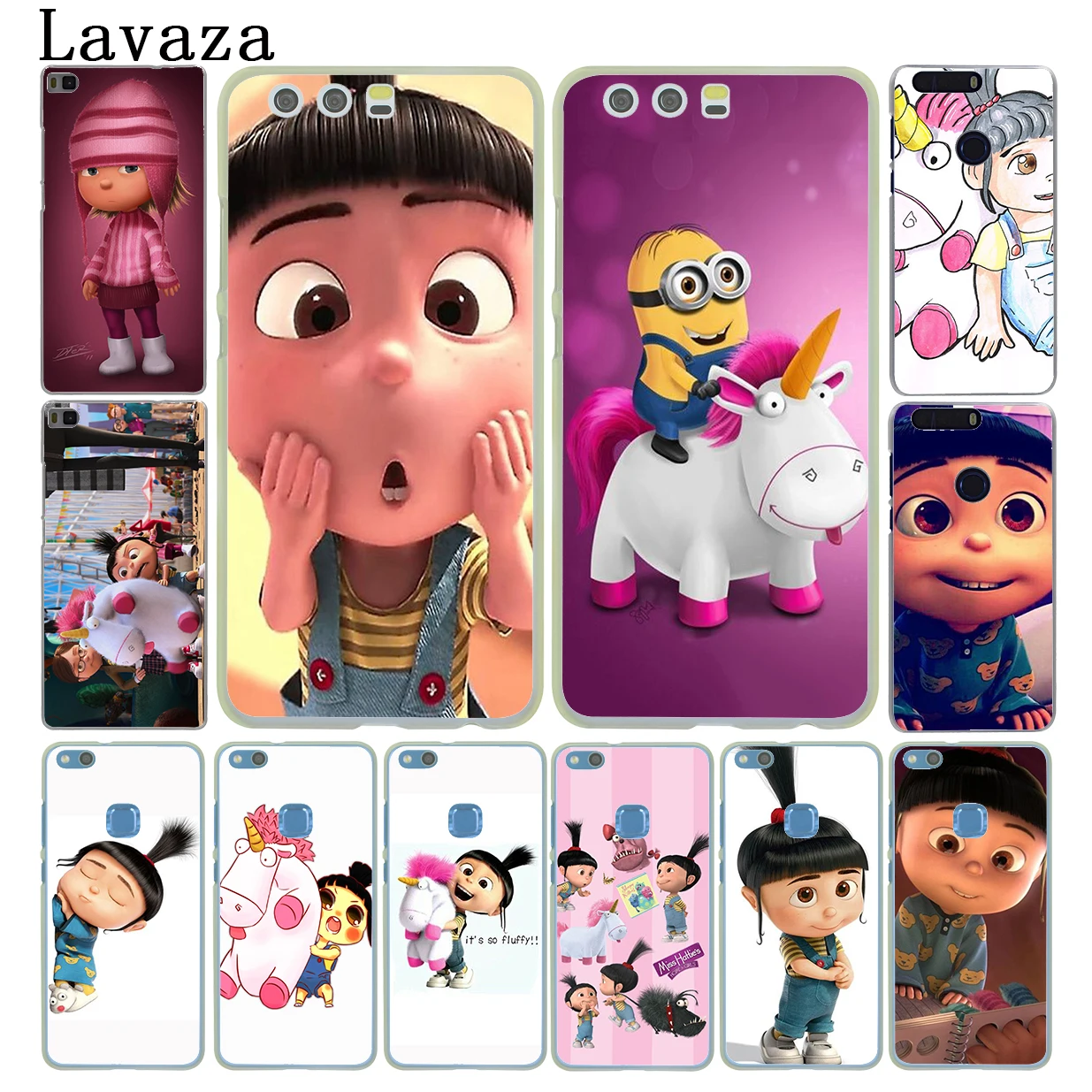 Lavaza Agnes Пушистый Единорог Гадкий я чехол для Huawei P30 Pro P20 P10 P9 Plus P8 Lite Mini 2016 2017 P smart Z 2019