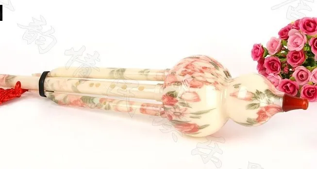 Blue And White National Musical Instrument Musical Instrument Hulusi Hulusi Shipping Beginner Models