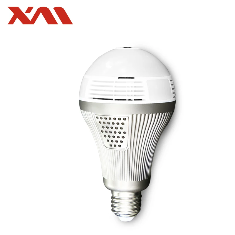 

XM 5MP 360 VR HD IP Camera Smart LED Bulb Security Camera Whitelight Night Vision Bulb Home Baby Monitor