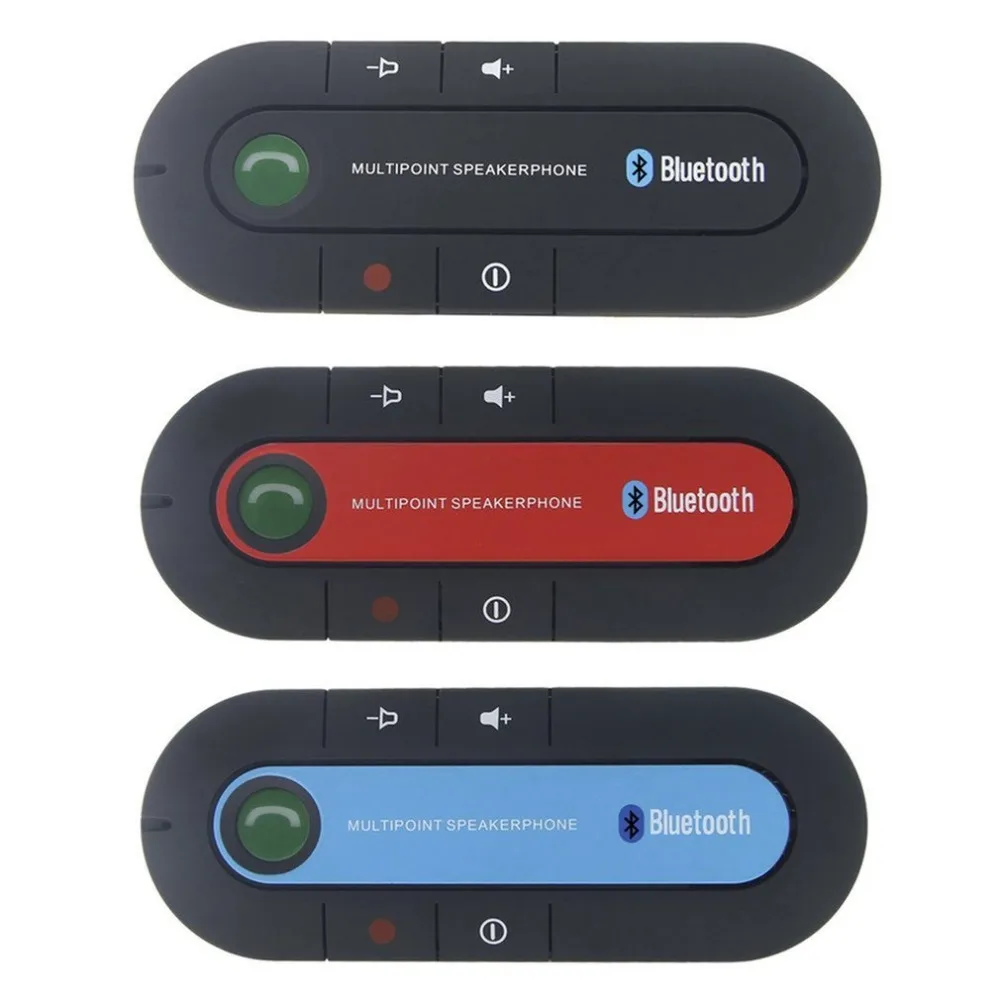 Беспроводной Bluetooth 4,1 Hands-free автомобильный комплект солнцезащитный козырек динамик телефон Bluetooth динамик MP3 музыкальный плеер с автомобильным зарядным устройством