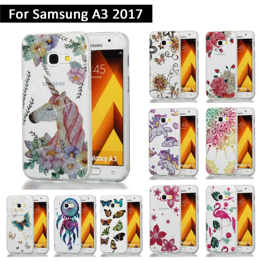 Мягкий силиконовый чехол из ТПУ для samsung Galaxy A3 2017 a320 A320F с принтом Coque A 320 320F чехлы