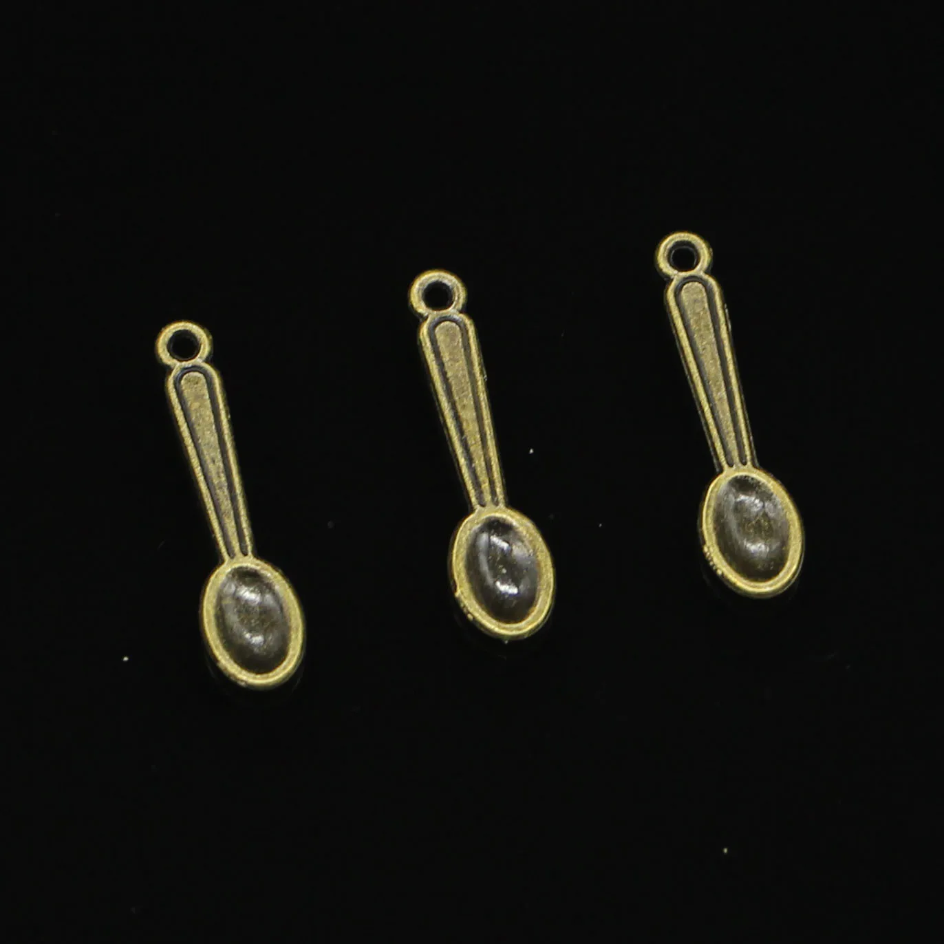 40pcs Antique Style Bronze Color kitchen cooking spoon Pendants Findings Charms 24mm | Украшения и аксессуары
