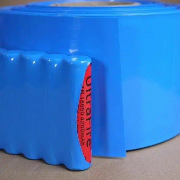 

PVC 1m long 85mm wide 18650 battery PVC heat shrinkable tube shrink film packaging film Insulating tube Cable Sleeves