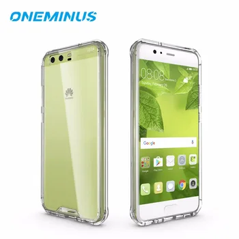 

Anti knock Clear Protective Case For Huawei P10 Case Coque Shockproof Hard back cover For P10 Plus case cover Fundas