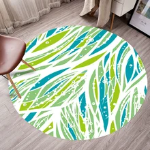 Свежее искусство 3D круглая наклейка для стола водонепроницаемые Нескользящие наклейки для гостиной спальни вечерние украшения стола ПВХ пленки