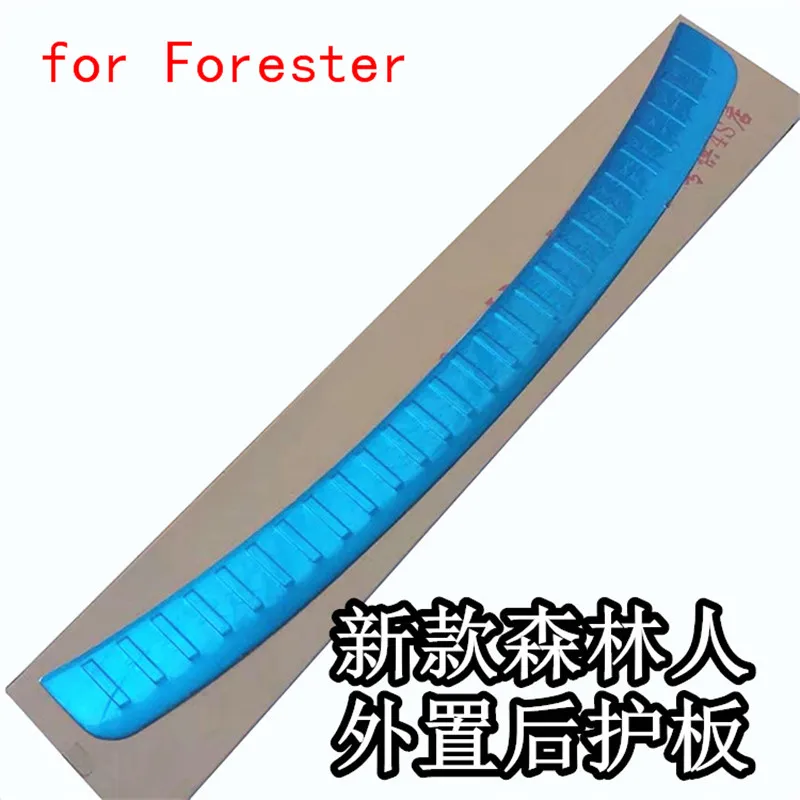 Car-covers-stainless-steel-Rear-Bumper-Protector-Sill-Trunk-Tread-Plate-Trim-fit-for-Subaru-Forester