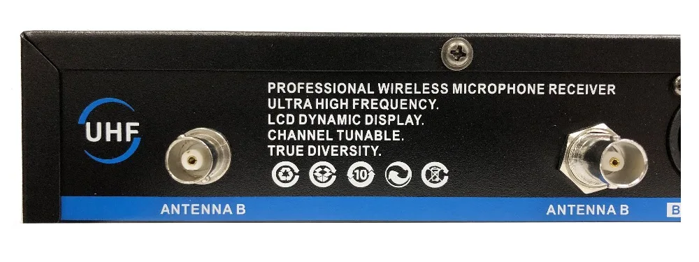 part of uhf mic back