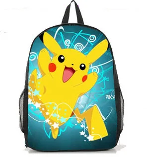 

New Pokemon Go Cosplay Backpacks Japan Anime Pocket Monster Pikachu Unisex Nylon Schoolbags 25 style