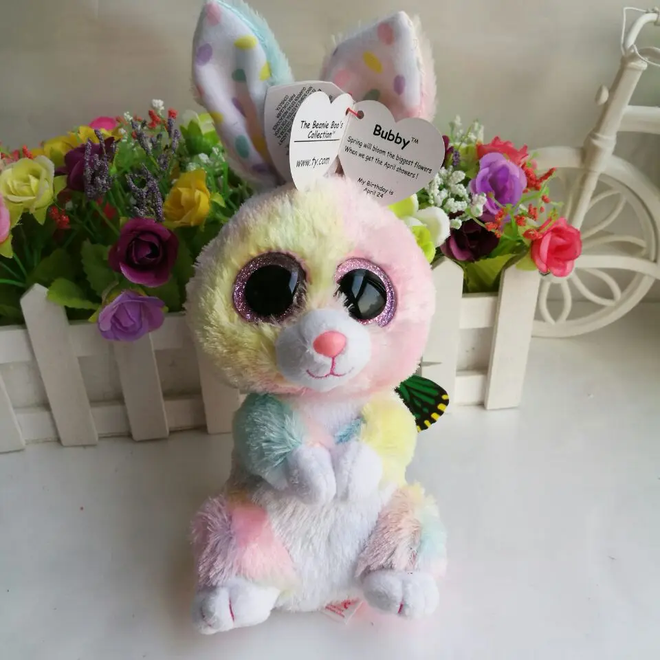 Aliexpress.com : Buy BUBBY multicolor bunny rabbit TY BEANIE BOOS 1PC
