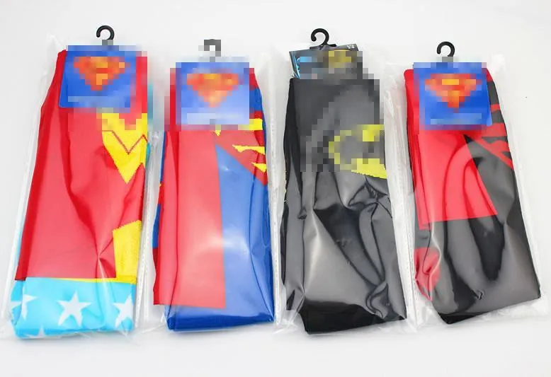 Горячие DC Мужские Супермен Чудо-Женщина мыс чулки нейтральные носки Бэтмен Супермен обертывание носки палантин мужские носки осень зима носки