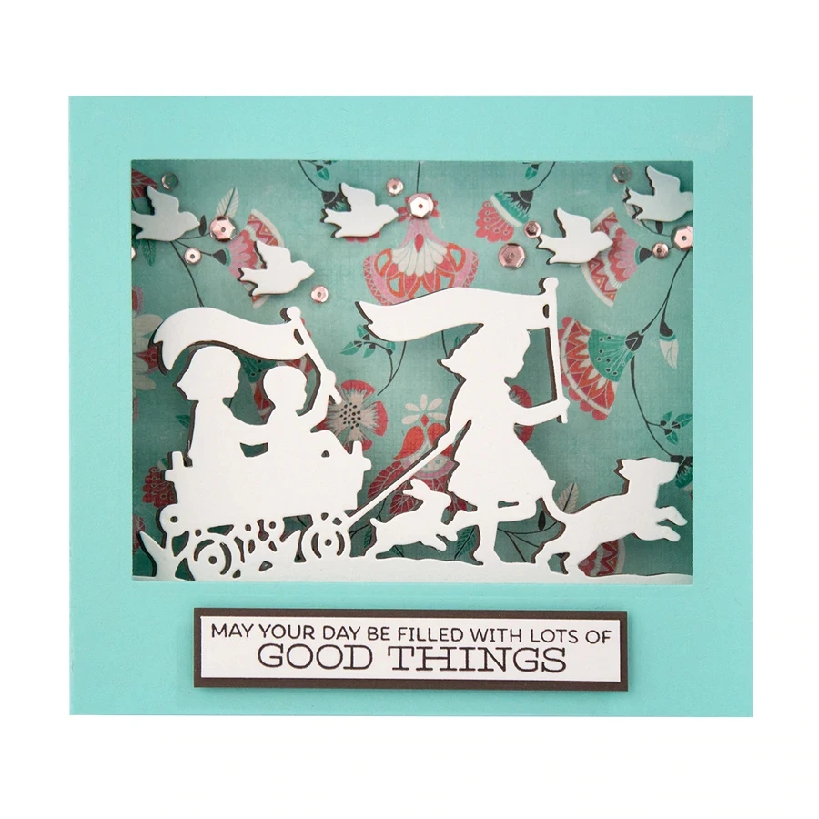 

Childhood DIY Cutting Die Card Album Photo Making Scrapbooking Handmade Template Embossing Stencil Decoration Craft